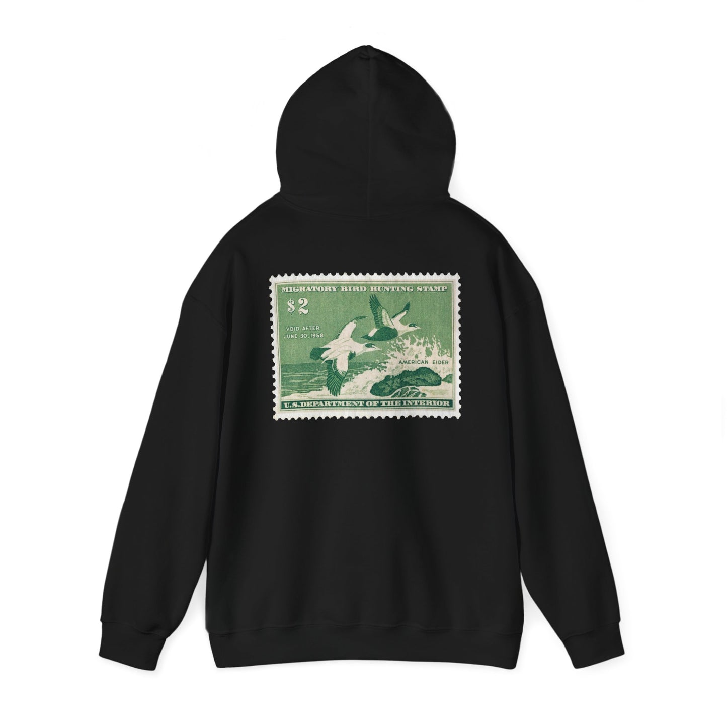 Official 1957-1958 Federal Duck Stamp - Hoodie