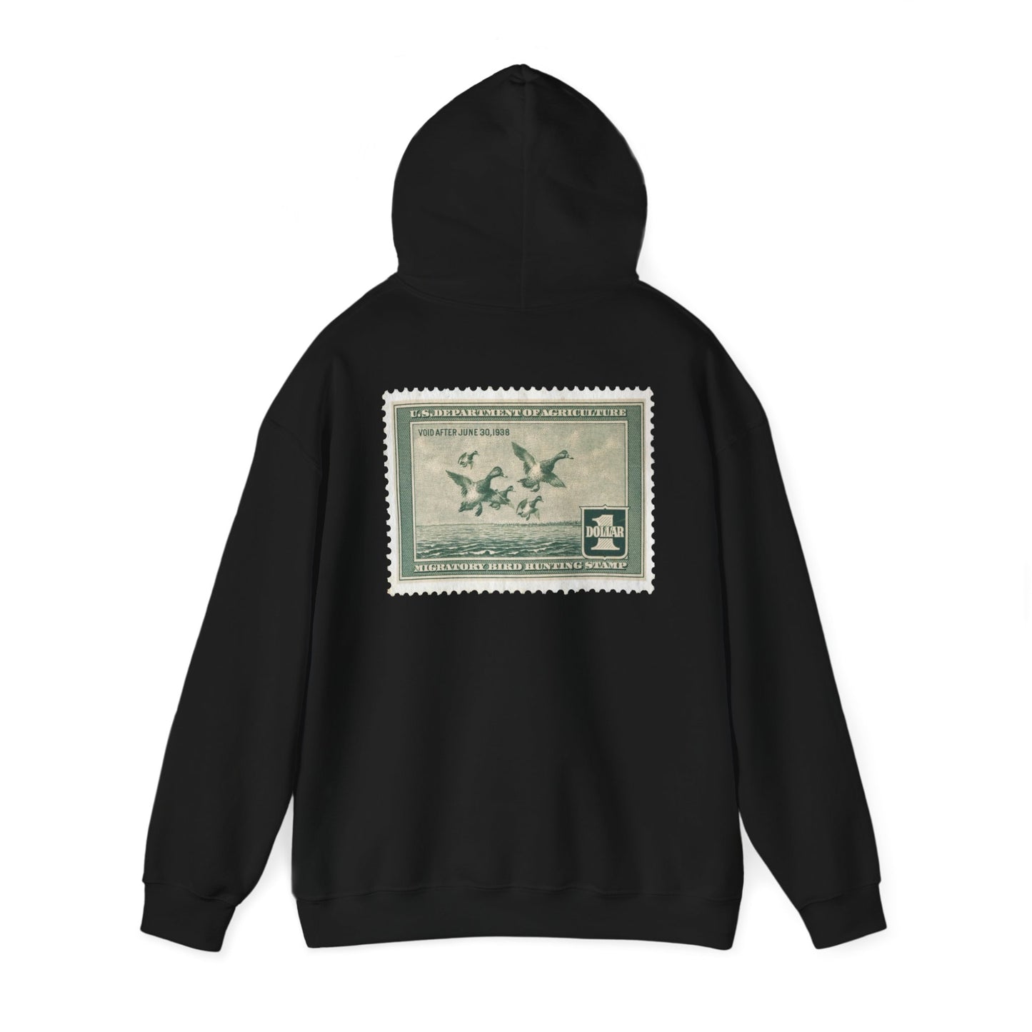 Official 1937-1938 Federal Duck Stamp - Hoodie