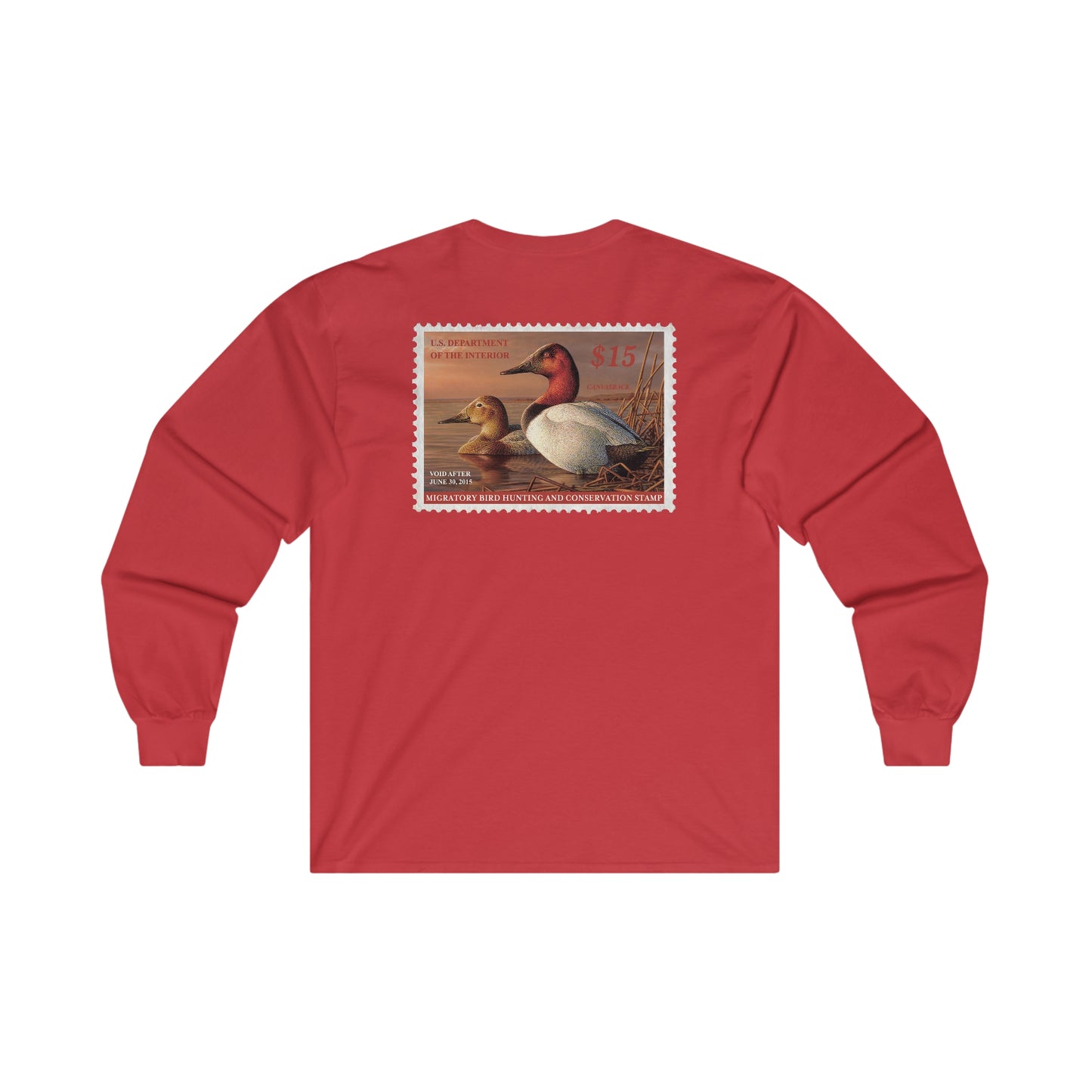 Official 2014-2015 Federal Duck Stamp - Long Sleeve Tee