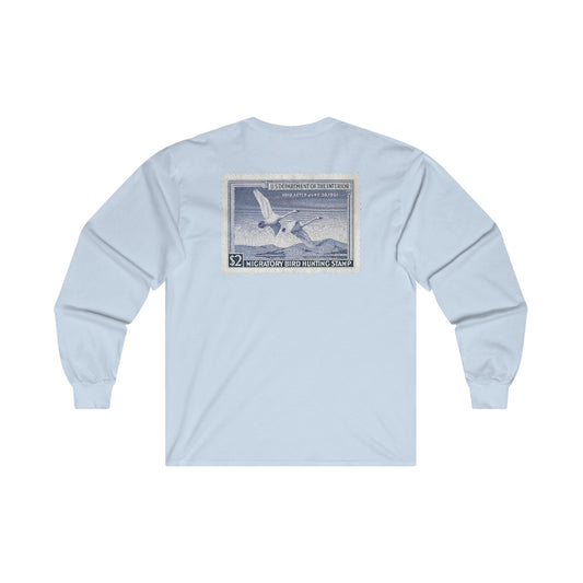 Official 1950-1951 Federal Duck Stamp - Long Sleeve Tee