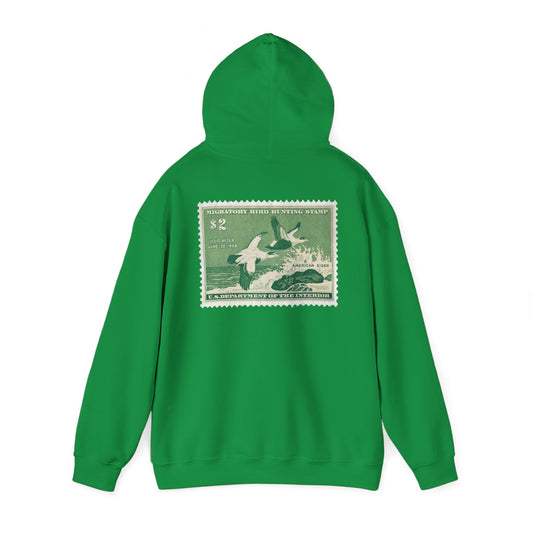 Official 1957-1958 Federal Duck Stamp - Hoodie