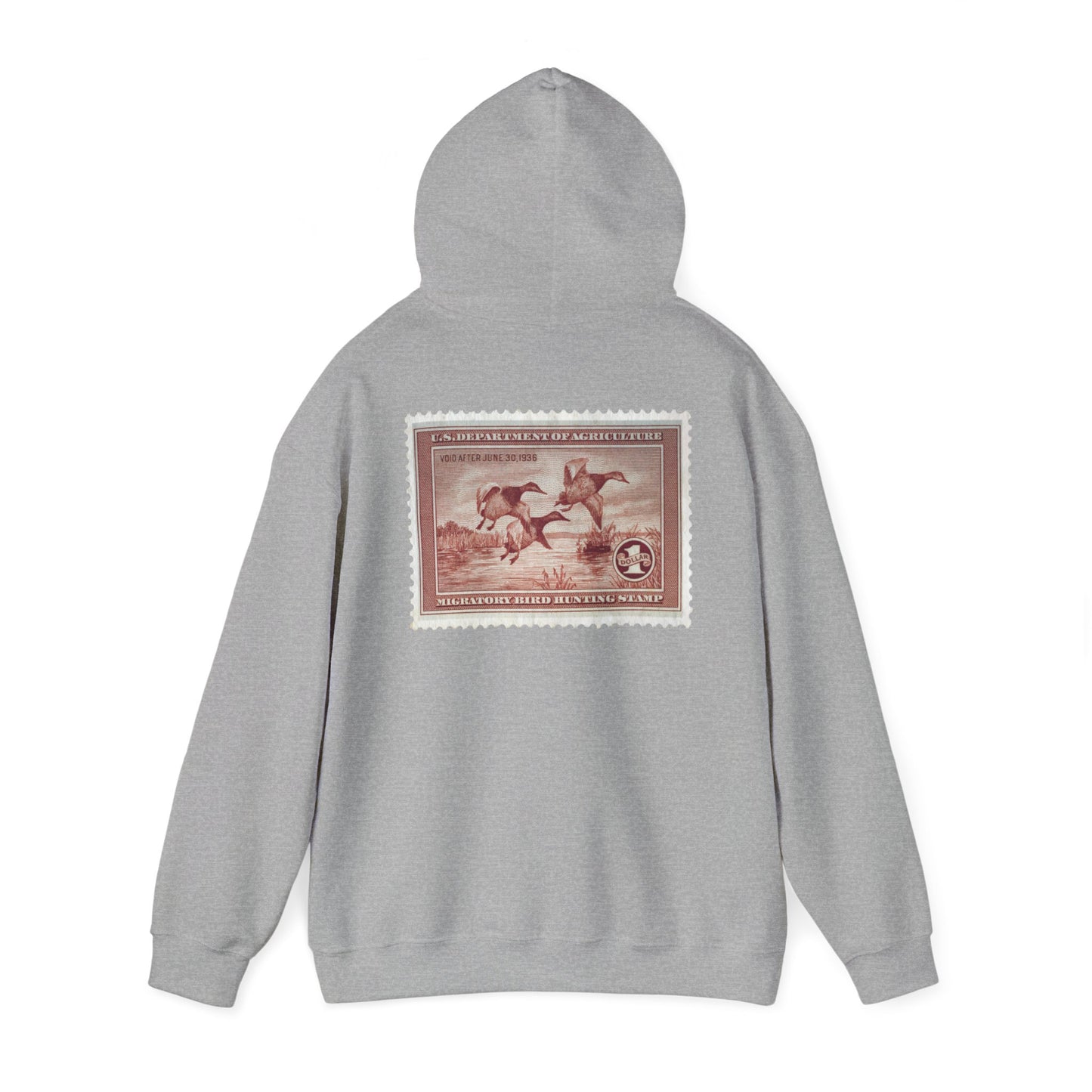 Official 1935-1936 Federal Duck Stamp - Hoodie