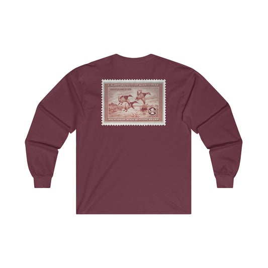 Official 1935-1936 Federal Duck Stamp - Long Sleeve Tee