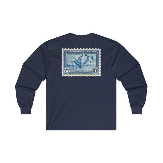 Official 1934-1935 Federal Duck Stamp - Long Sleeve Tee