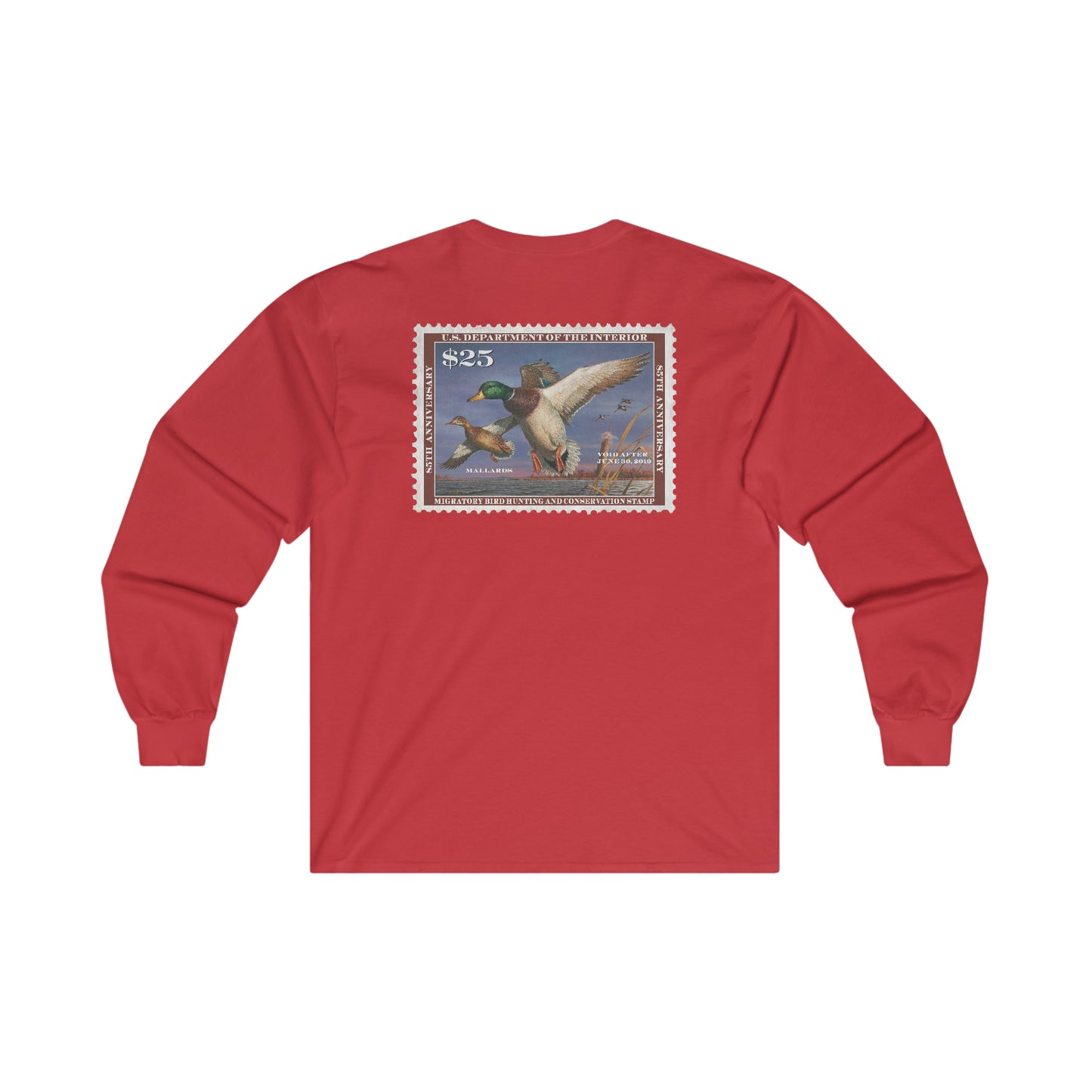 Official 2018-2019 Federal Duck Stamp - Long Sleeve Tee