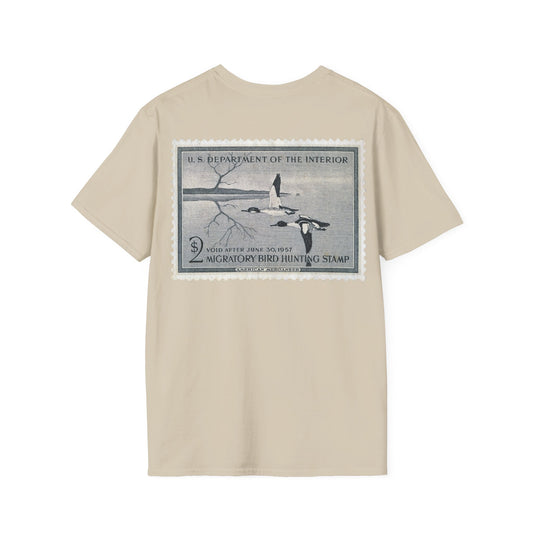 Official 1956-1957 Federal Duck Stamp - Short Sleeve Tee