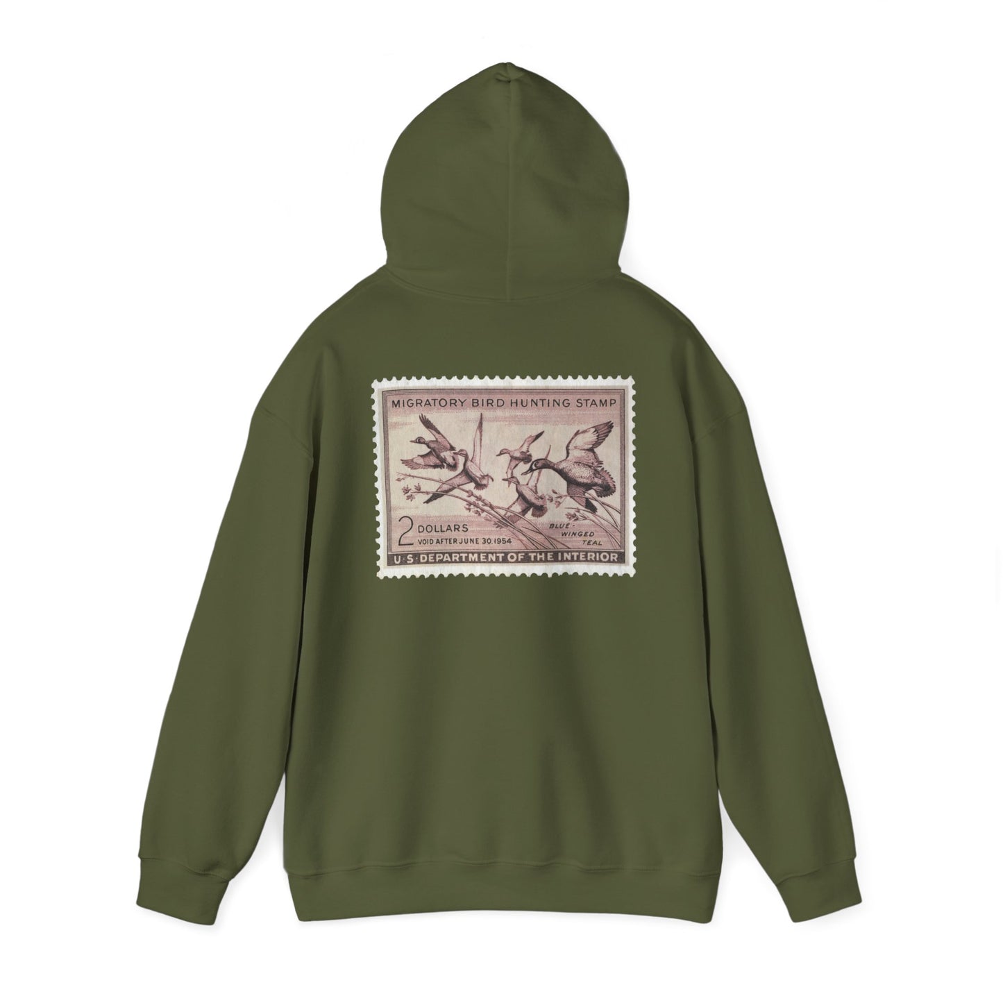 Official 1953-1954 Federal Duck Stamp - Hoodie