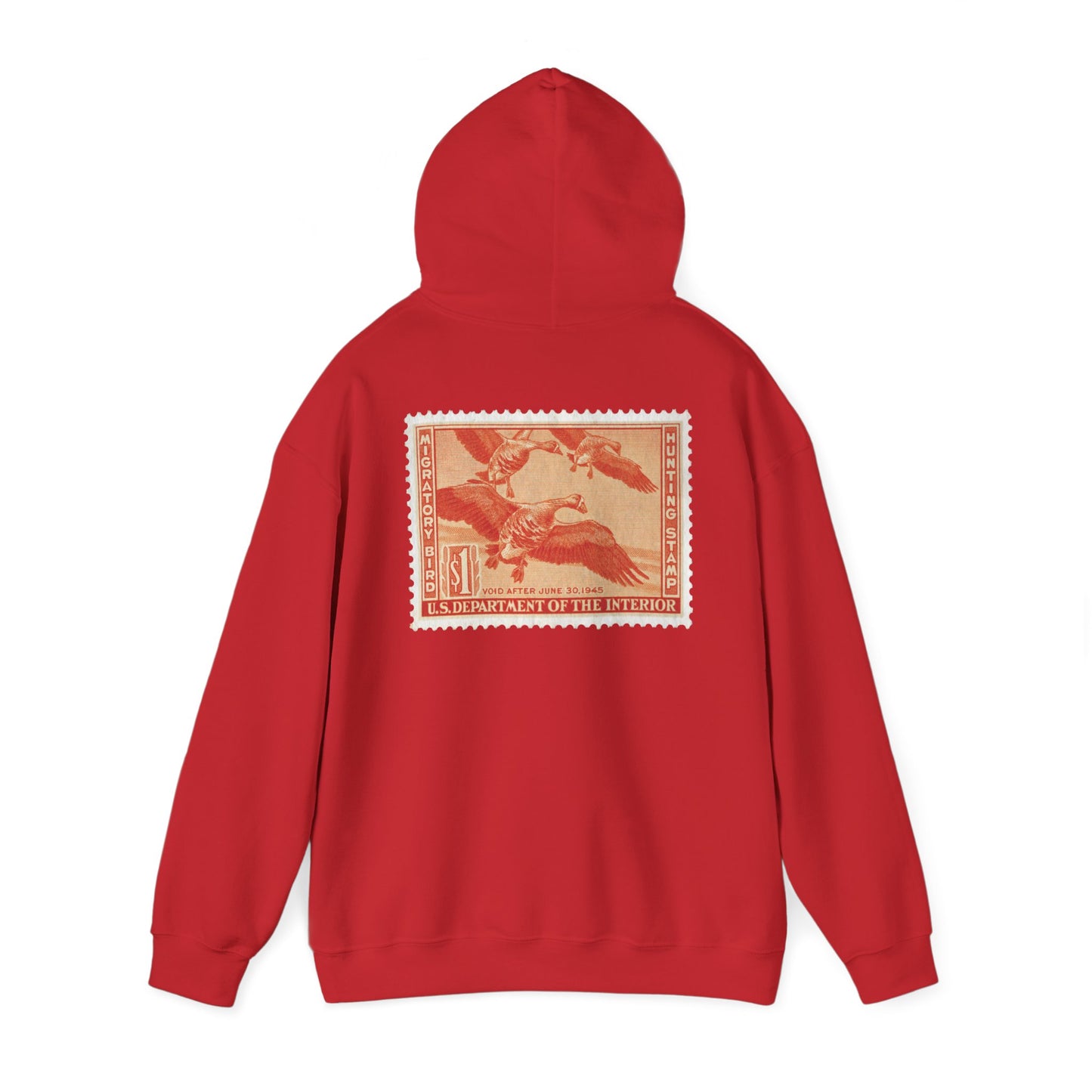 Official 1944-1945 Federal Duck Stamp - Hoodie