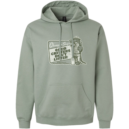 Chomper Says Don't Litter Hoodie