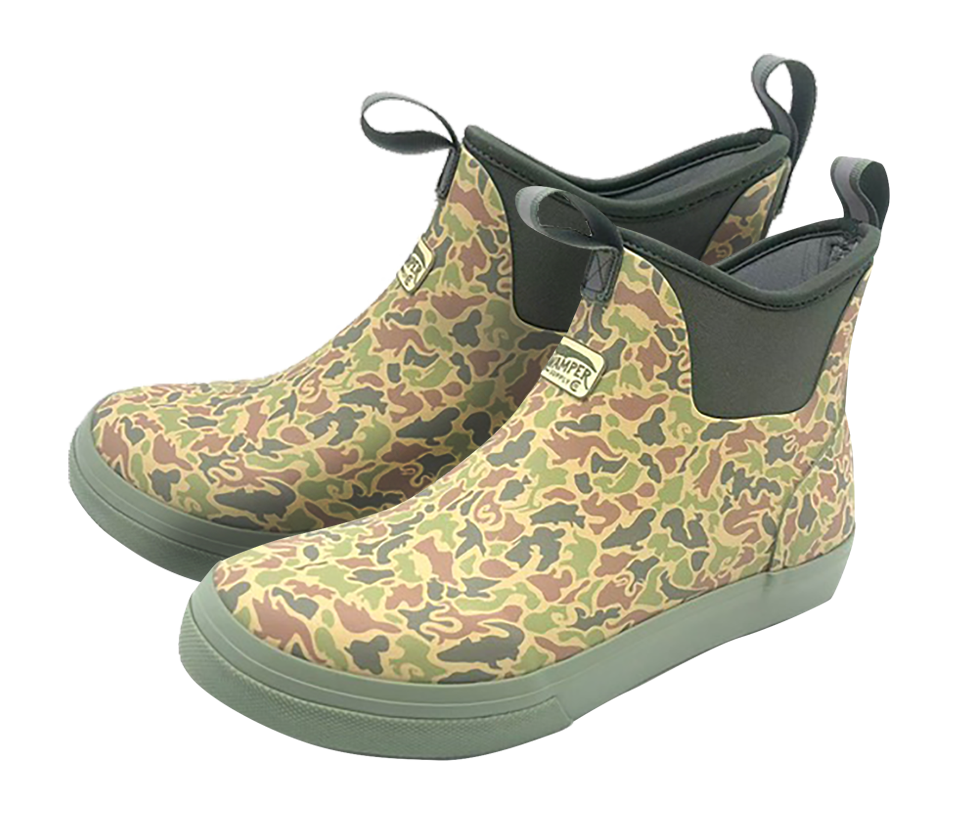 Swamper Supply Men’s Water Moccasin Deck Boots – Waterproof Critter Camo Swamp Boots