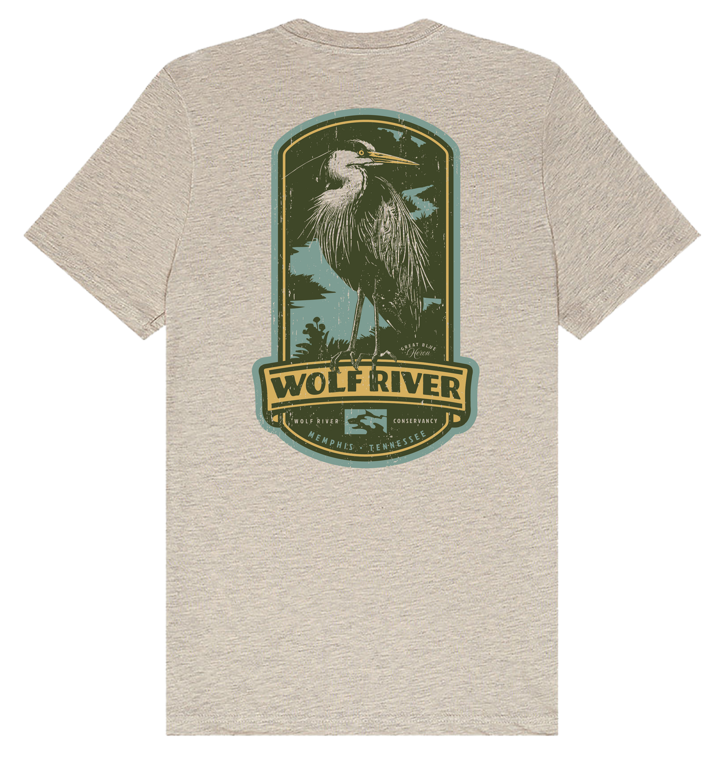 Wolf River Conservancy Heron T-Shirt