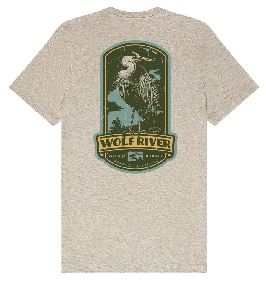 Wolf River Conservancy Heron T-Shirt