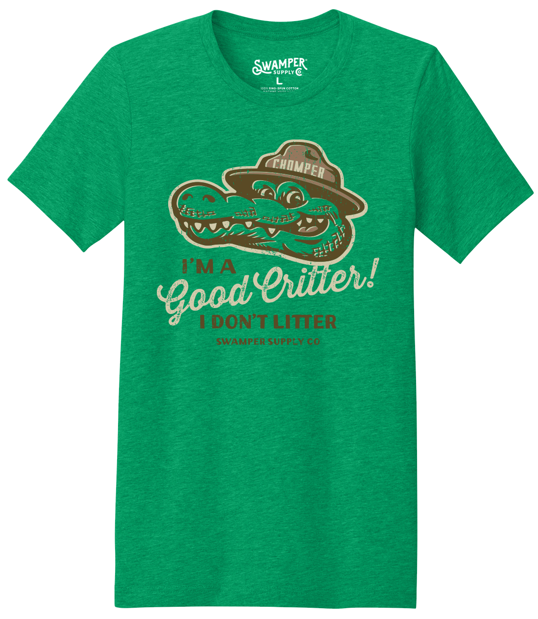 Chomper I'm a Good Critter I Don't Litter T-Shirt