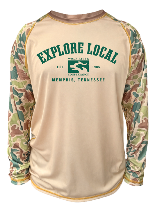 Wolf River Conservancy - Explore Local Crew Neck Shirt