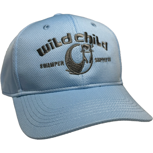 Youth “Wild Child” Hat – Blue with Grey Otter Embroidery