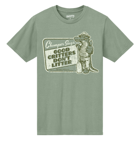 Chomper Says Good Critters Don't Litter T-Shirt
