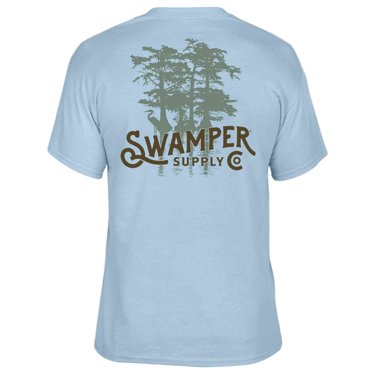 Swamp Clothes outdoor wear sky blue cypress t-shirt 