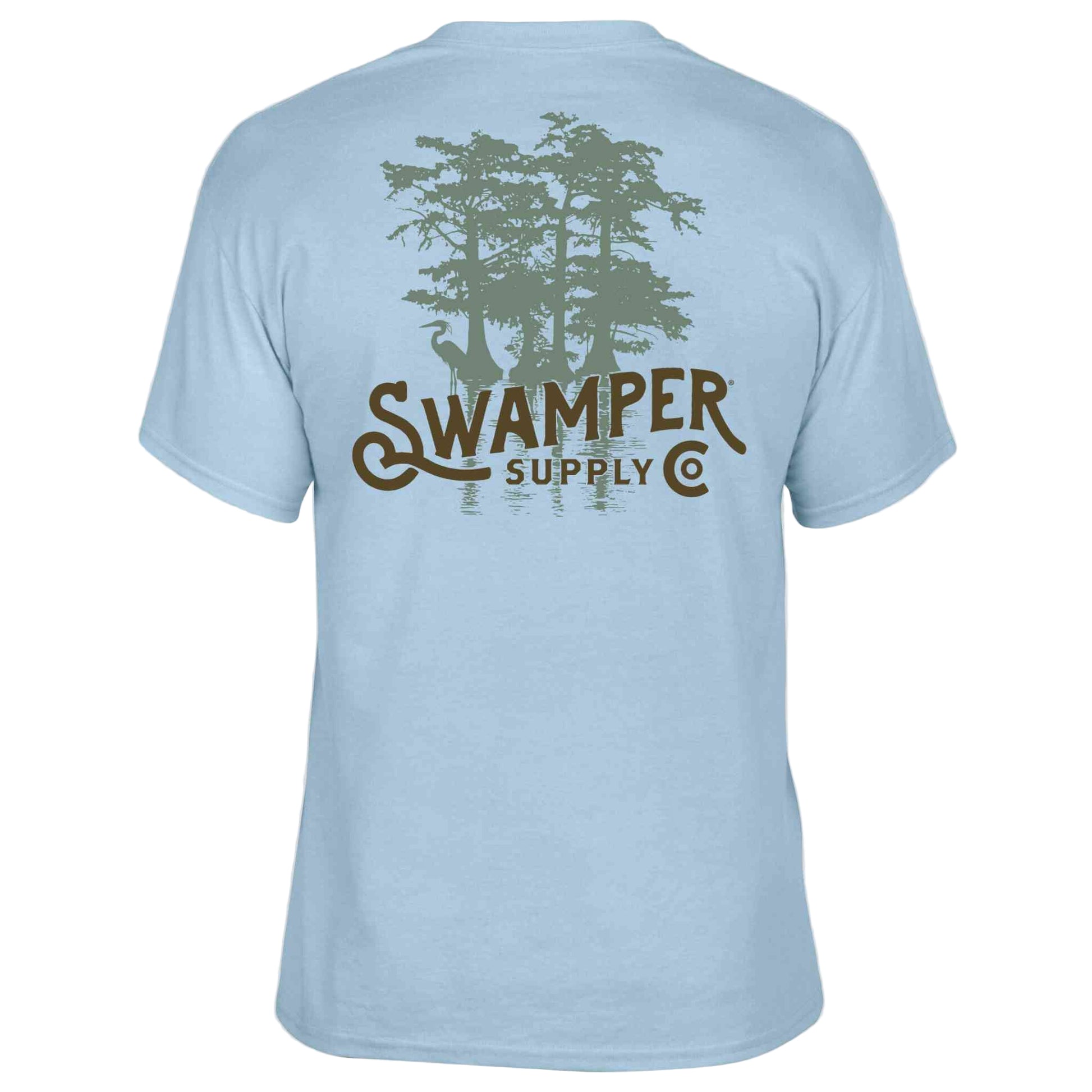 Swamp Clothes outdoor wear sky blue cypress t-shirt 