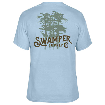 Swamp Clothes outdoor wear sky blue cypress t-shirt 