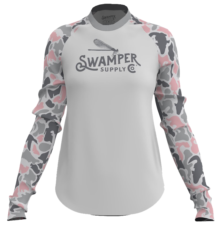 Women's Critter Camo Long Sleeve Crew
