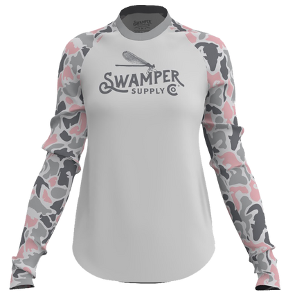 Women's Critter Camo Long Sleeve Crew